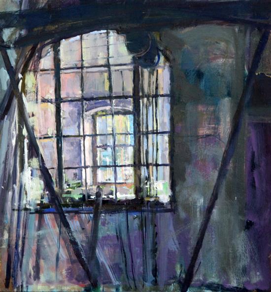 Jason Bowyer (1957-) Window to Window, 12 x 11in.